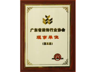 广东省装饰行业协会理事单位